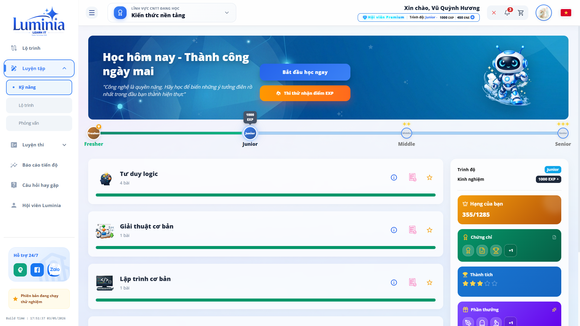 Quản lý kỹ năng toàn diện